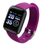 Bratara Fitness iUni 116 Plus, Bluetooth, Notificari, Pedometru, Monitorizare sedentarism, Puls, Oxi